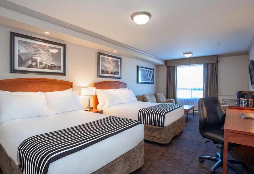 ２ダブルベッドのスタンダードルーム, Sandman Hotel & Suites Winnipeg Airport
