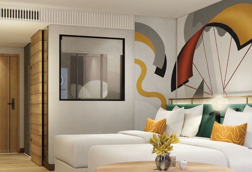 اتاق استاندارد با چشم‌انداز استخر, M Social Hotel Phuket