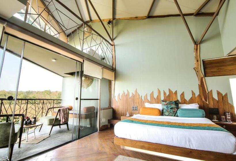 豪华湖景房, Tadoba Jungle Camp