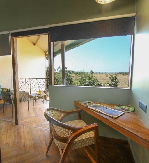 带阳台的豪华间, Tadoba Jungle Camp
