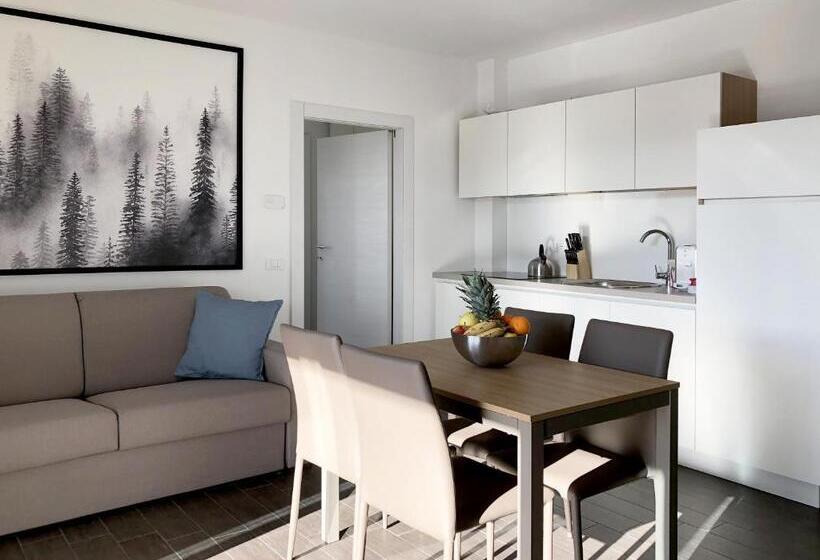 Апартаменты 1 Спальня с Террасой, Residence Aurora