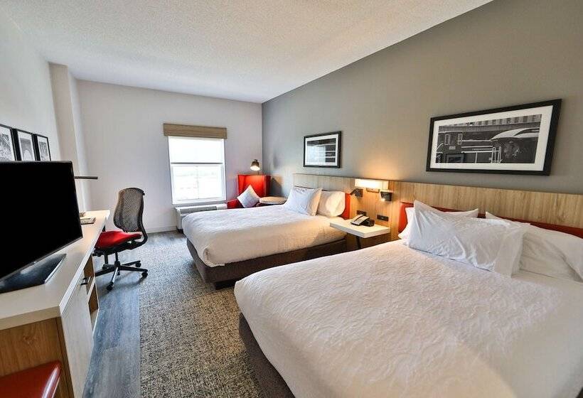 חדר סטנדרט שתי מיטות זוגיות, Hilton Garden Inn Savannah Historic District