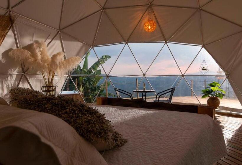 스탠다드 방갈로 정원 전망, Entre Verdes Hotel & Glamping