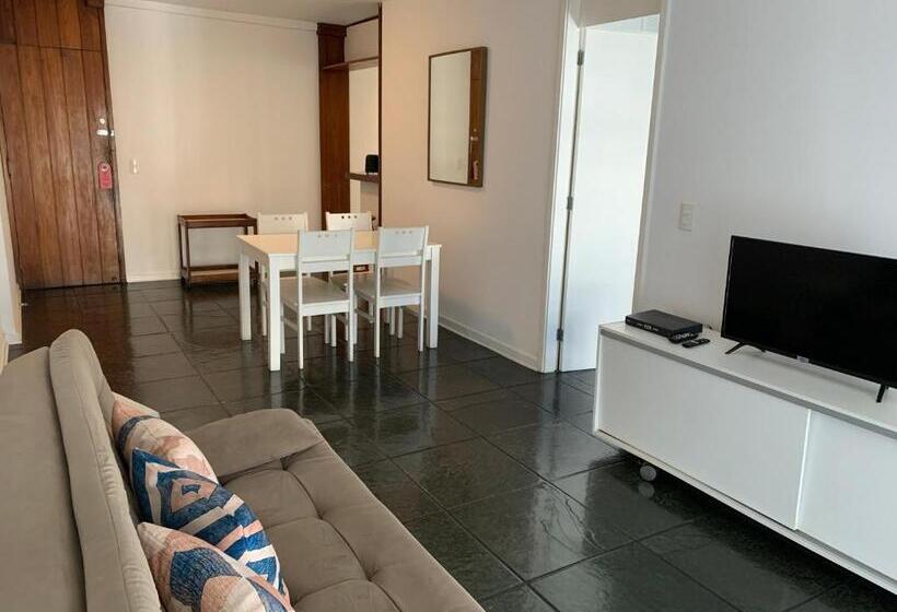 Apartamento 1 Dormitório com Sacada, Excelente Apart Hotel Ipanema