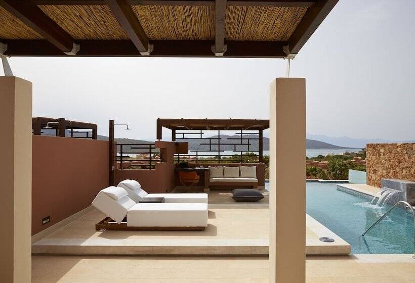 דירת דלוקס 2 חדרי שינה עם נוף לים, Domes Of Elounda, Autograph Collection