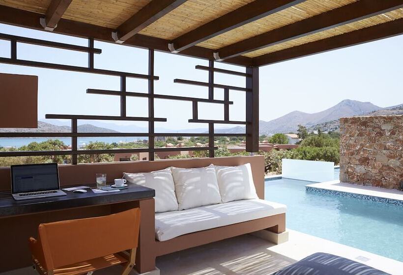 דירת דלוקס 2 חדרי שינה עם נוף לים, Domes Of Elounda, Autograph Collection