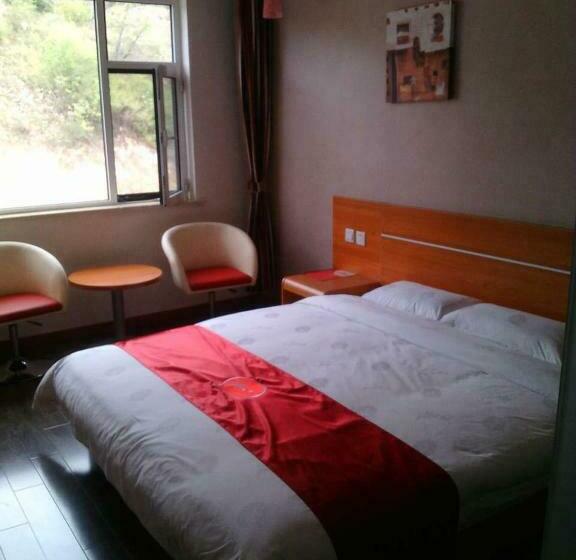 Номер Стандарт, Thank Inn Chain Hotel Shanxi Lvliang Jiaokou County West Street