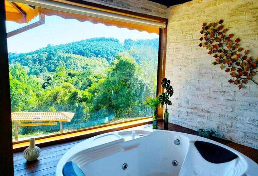 Люкс с гидромассажем, Pousada Cabana Na Floresta   Monte Verde