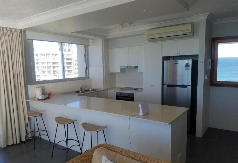 ２ベッドルームアパートメント, Golden Sands On The Beach   Absolute Beachfront Apartments