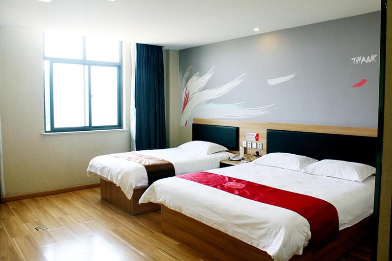 Семейный Номер, Thank Inn Chain Hotel Hebei Shijiazhuang Xingtang Town North Yongchang Road