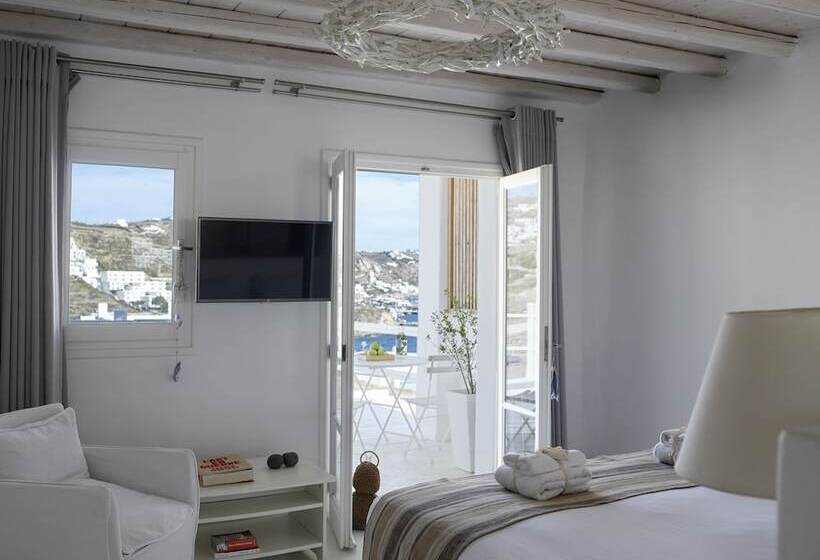 Номер Deluxe Вид на Море, Rocabella Mykonos