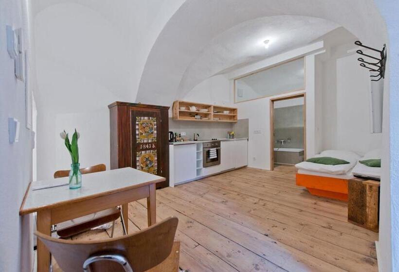 إستوديو قياسى مزودة بتراس, Das Hornsteiner