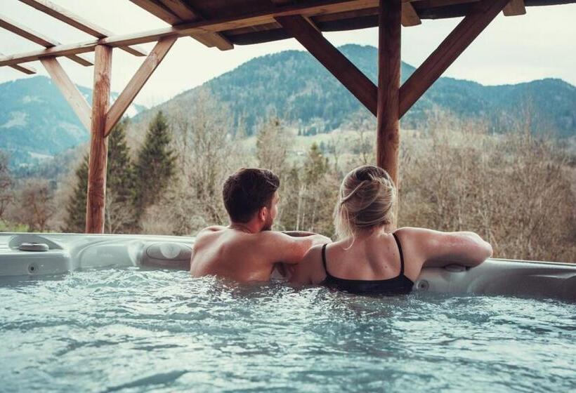 Номер Стандарт Вид на Горы, Chalet Saloon Avec Spa Privatif En Illimité