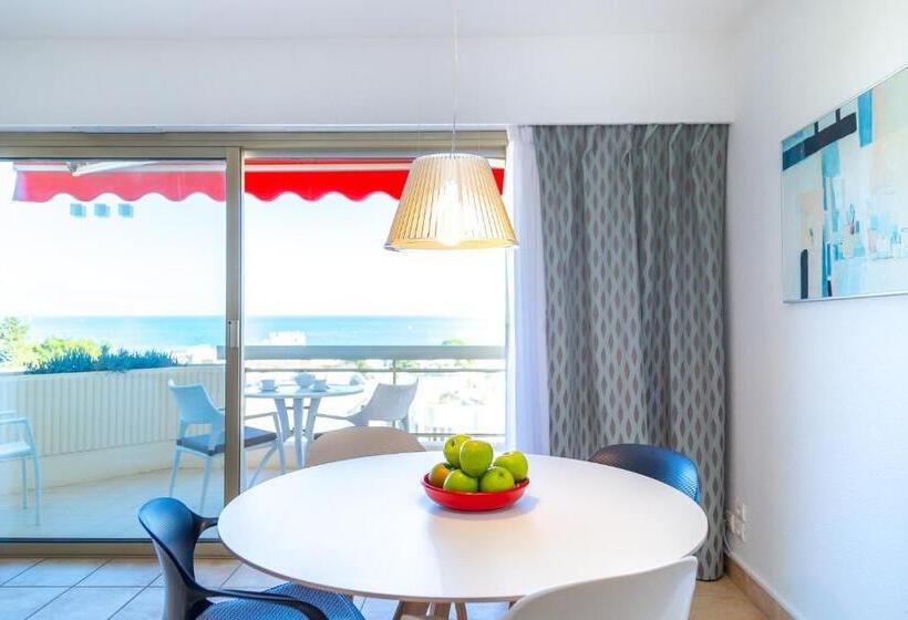 침실 1개 바다 전망 아파트, Hapimag Apartments Antibes
