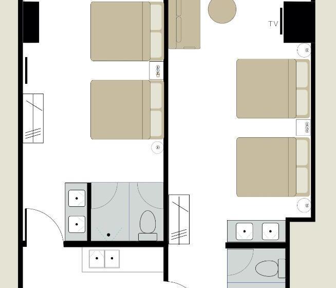 آپارتمان 2 خوابه, 小所在 Urban Abode 所在行旅