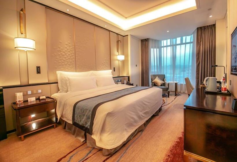 Quarto Deluxe Vista Cidade, Wyndham Qingdao