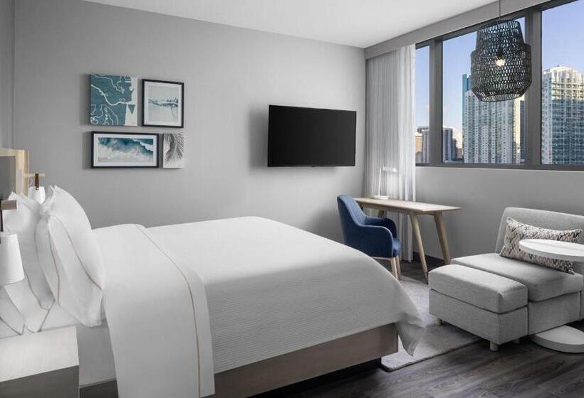 스탠다드 룸 킹사이즈 침대, Element Miami Brickell