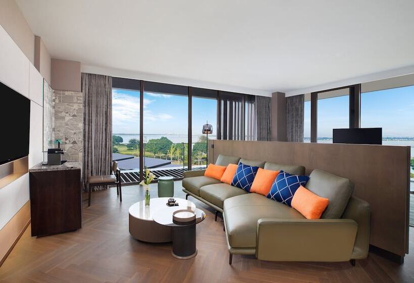 Quarto Premium Vista Jardim, Indigo Suzhou Yangcheng Lake, An Ihg