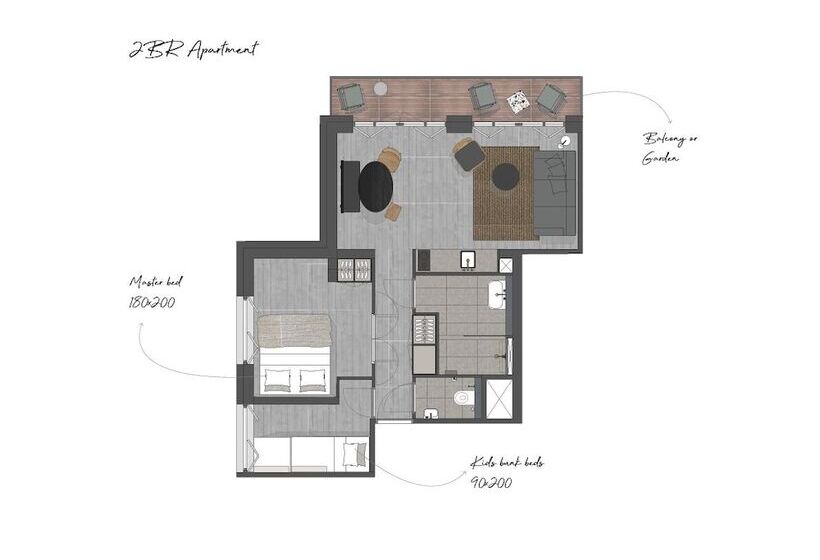 2 Bedroom Apartment, Boutique Hotel Benedict Noordwijk