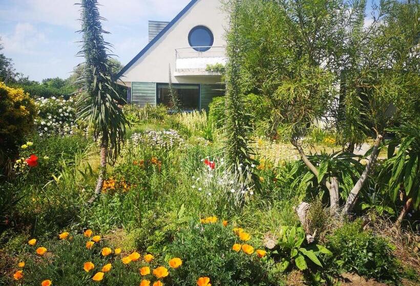 اتاق استاندارد با چشم‌انداز باغ, Chambre Dans Maison Fleurie Et Calme