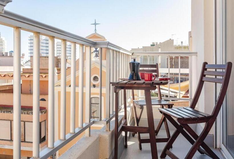 Quarto Estandar com Sacada, Hostal El Perelló, Valencia
