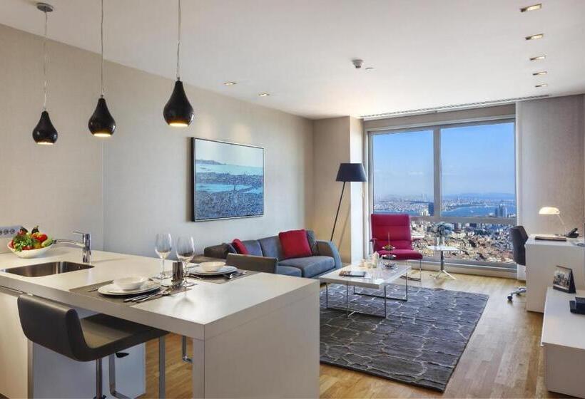オーシャンビューの１ベッドルームデラックスアパート, Fraser Place Anthill Istanbul