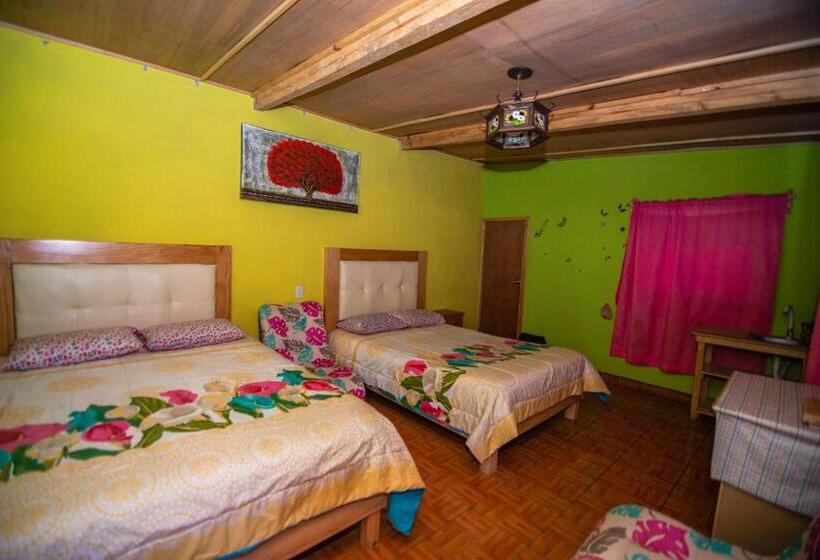 חדר סטנדרט לארבעה, Cabañas Tipo Habitación  El Paraíso De Zacatlán