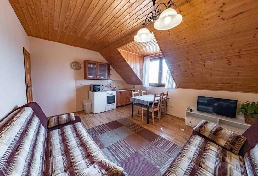 침실 1개 전망 아파트, Apartmány V Müllerovom Dome