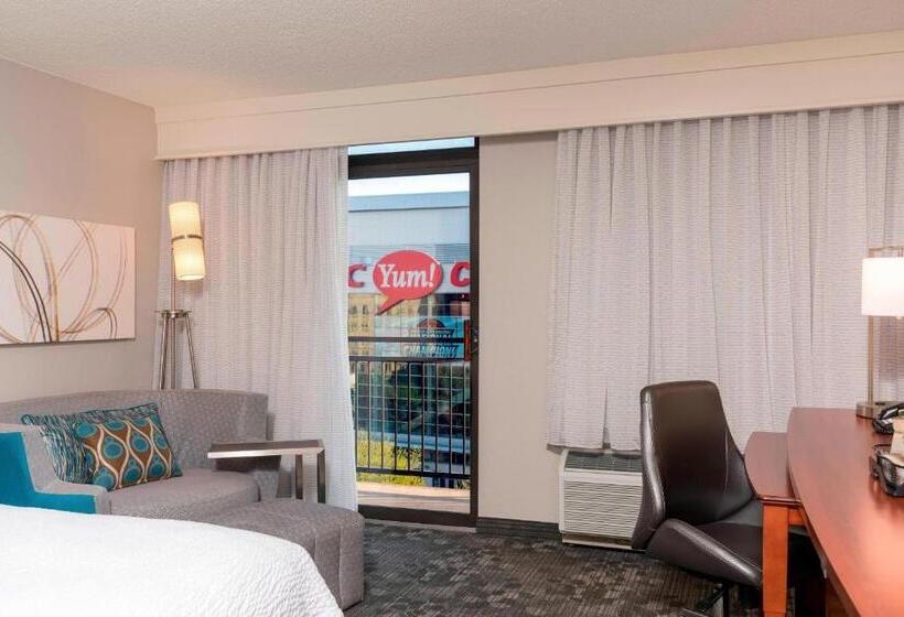 اتاق استاندارد با تخت بزرگ, Courtyard Louisville Downtown