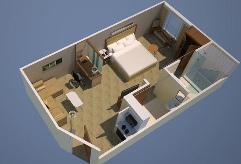 套房, Springhill Suites Alexandria Southwest