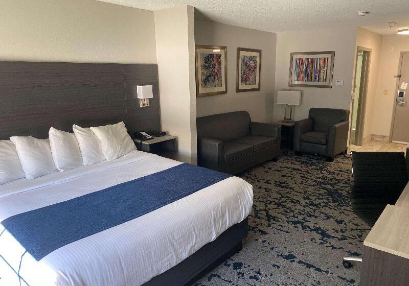 キングサイズベッドのスイートルーム, Best Western Allatoona Inn & Suites
