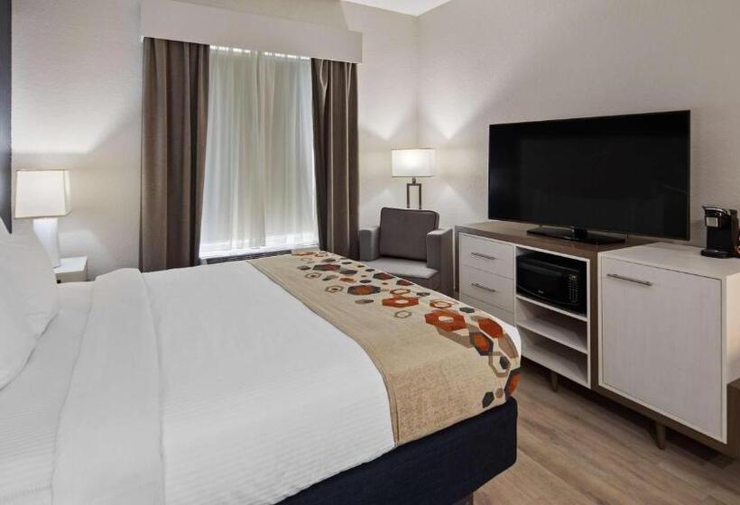 キングサイズベッドのスタンダードルーム, Best Western Heritage Inn And Suites
