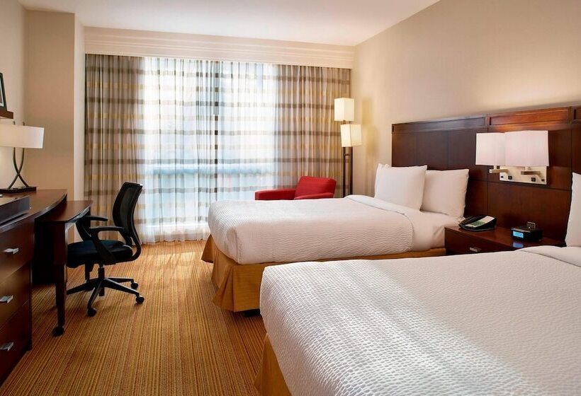 Номер Стандарт 2 Двуспальные Кровати, Courtyard By Marriott Mexico City Airport