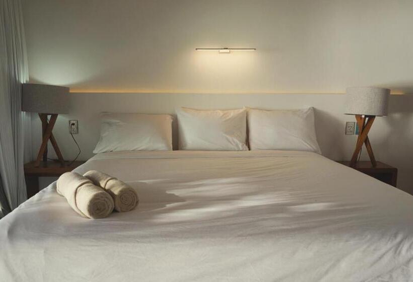 Quarto Deluxe Vista Mar Lateral, Kinta Kan Beach Hotel Boutique Playa Del Carmen