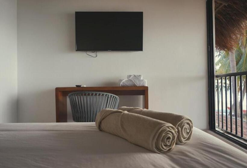 스탠다드 룸 킹사이즈 침대, Kinta Kan Beach Hotel Boutique Playa Del Carmen