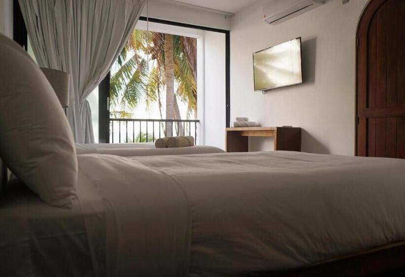 Quarto Deluxe Vista Mar, Kinta Kan Beach Hotel Boutique Playa Del Carmen
