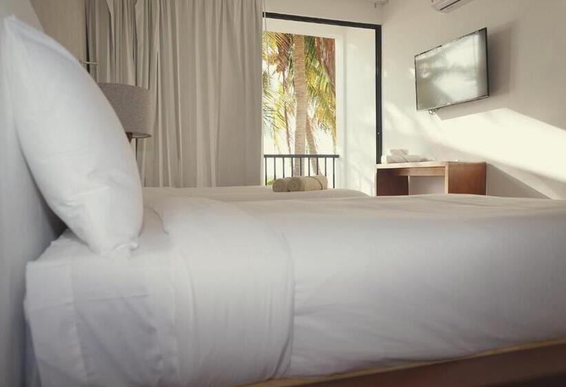 Quarto Deluxe Vista Mar, Kinta Kan Beach Hotel Boutique Playa Del Carmen