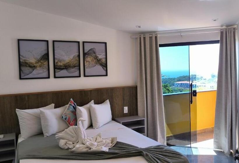 Quarto Economy Vista Mar, Pousada Gente Bonita Mirante