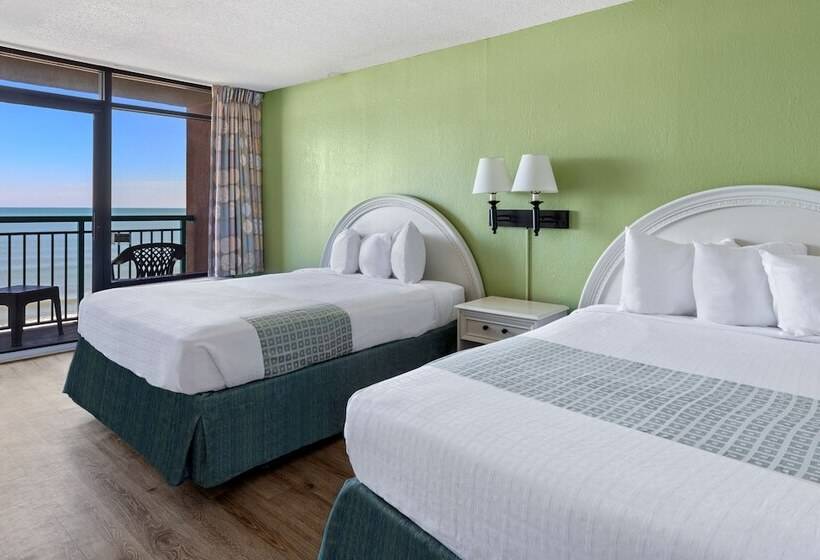 Номер Стандарт 2 Двуспальные Кровати, Sandcastle Oceanfront Resort South Beach
