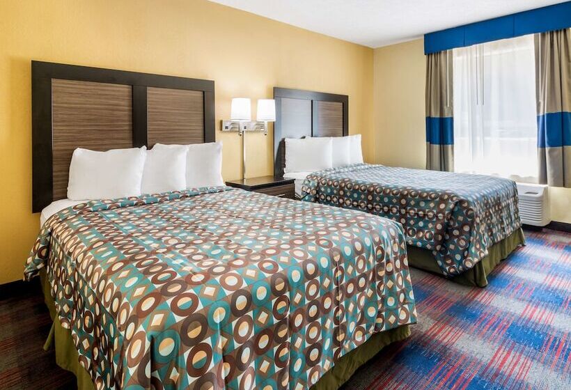 Номер Стандарт 2 Двуспальные Кровати, Americas Best Value Inn Clayton