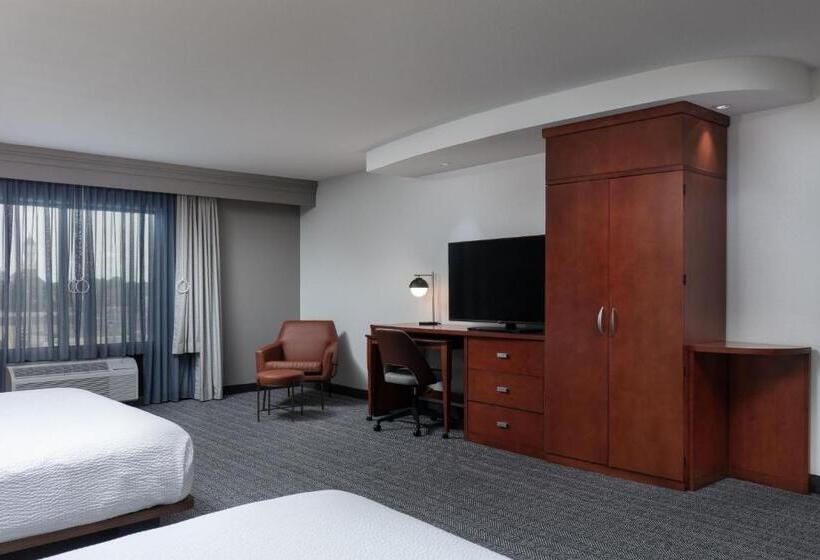 Номер Стандарт 2 Двуспальные Кровати, Courtyard By Marriott Wichita At Old Town