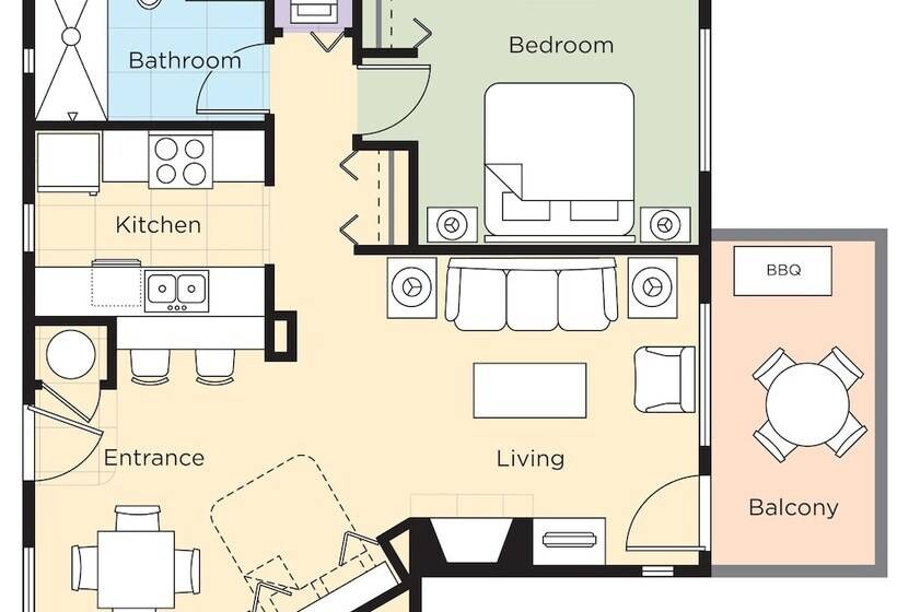 Апартаменты 1 Спальня, Worldmark Rancho Vistoso