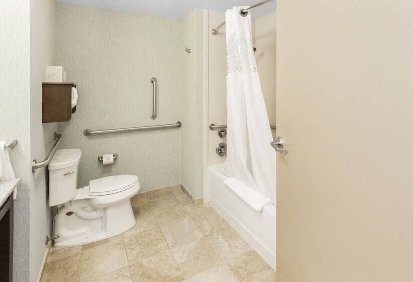 חדר סטנדרט מותאם לאדם עם מוגבלויות, Hampton Inn Pittsburgh Bridgeville