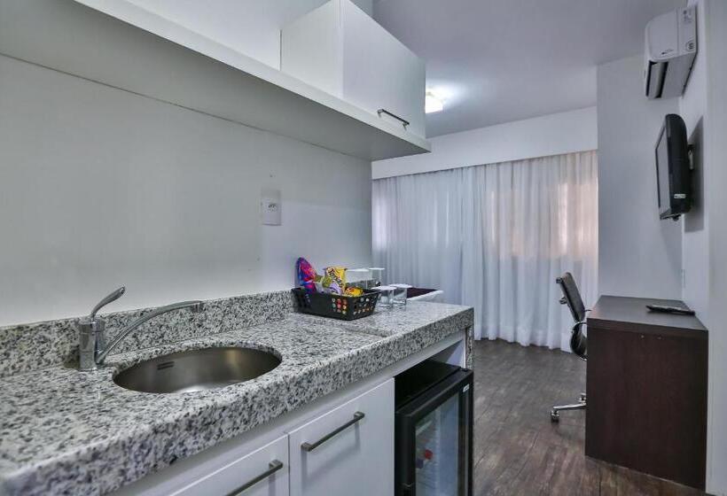 장애인을 위한 스탠다드 룸, San Diego Suites Pampulha Hotel   Oficial