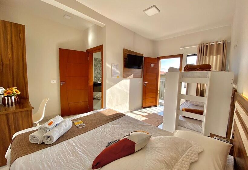 اتاق استاندارد چهار تخته, Pousada Villa Vantino