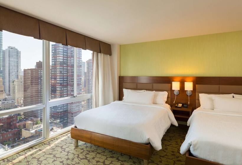 Номер Стандарт 2 Двуспальные Кровати, Hilton Garden Inn New York/manhattanmidtown East