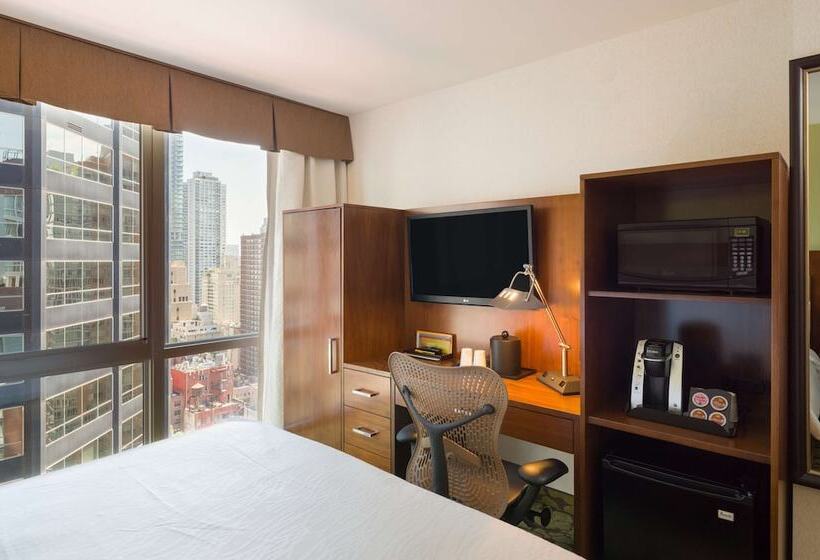 Номер Стандарт Двуспальная Кровать Вид на Город, Hilton Garden Inn New York/manhattanmidtown East
