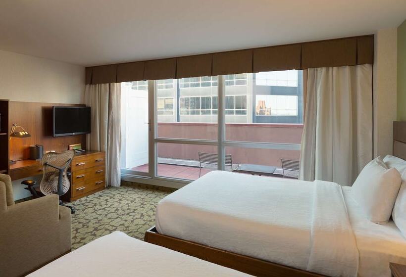 Номер Стандарт 2 Двуспальные Кровати, Hilton Garden Inn New York/manhattanmidtown East