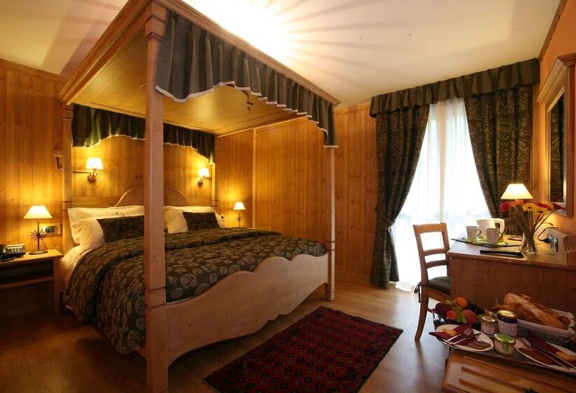 山の見えるスーペリアルーム, Boton D Or & Wellness A La Thuile