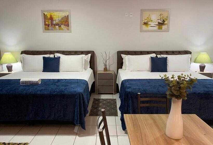 Люкс Deluxe Кровать Кинг, B & A Suites Inn Hotel   Quarto Luxo Safira